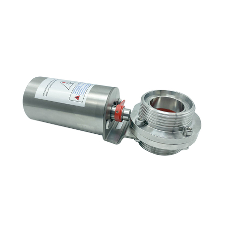 Sanitary Hygienic Manual Male Threaded Pneumatic Butterfly Valves Buy Sanitary Hygienic