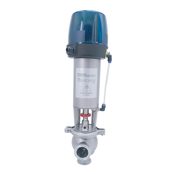 Sanitary L Cut-off Pneumatic Diverter Valves with C-top