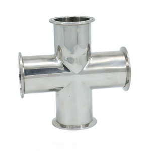 Sanitary Stainless Steel Connection Forged Pipe Fitting Cross