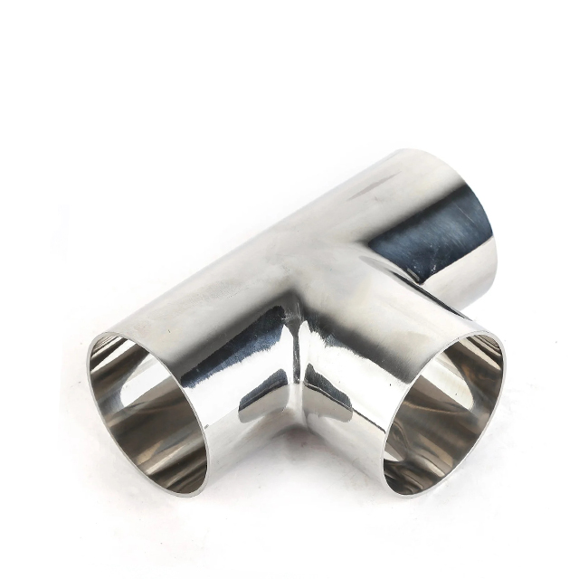 Sanitary Stainless Steel Pipe Fitting Clamp Type Tee