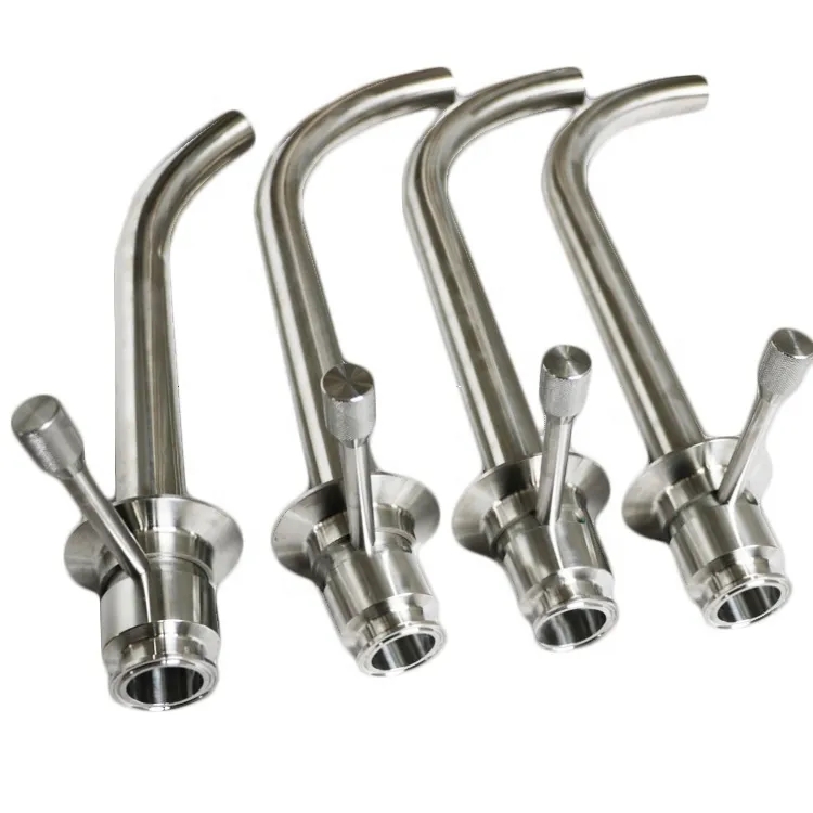 1.5inch 120 Degree Sanitary Stainless Steel Rotating Racking Arm Valve for Beer Fermenter Tank