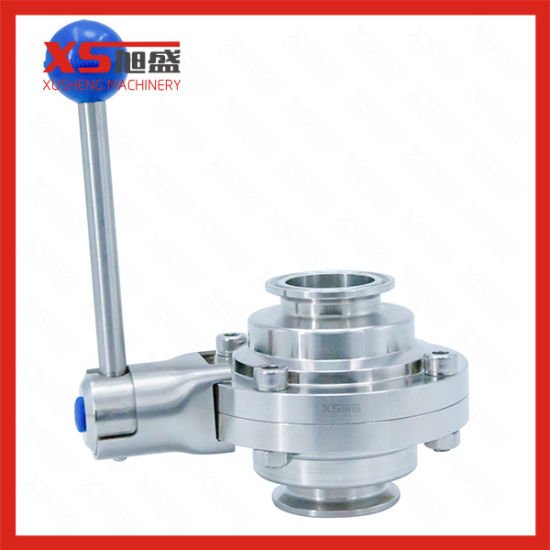 Stainless Steel Ferrule End Clamp Butterfly Ball Valve