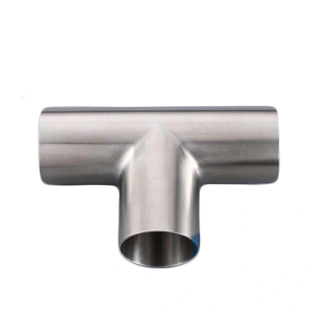 Sanitary Stainless Steel Long Equal Welding Type Tee Buy Hygienic Stainless Steel Equal