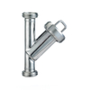 Sanitary Stainless Steel Through Type Clamp Filter Strainer
