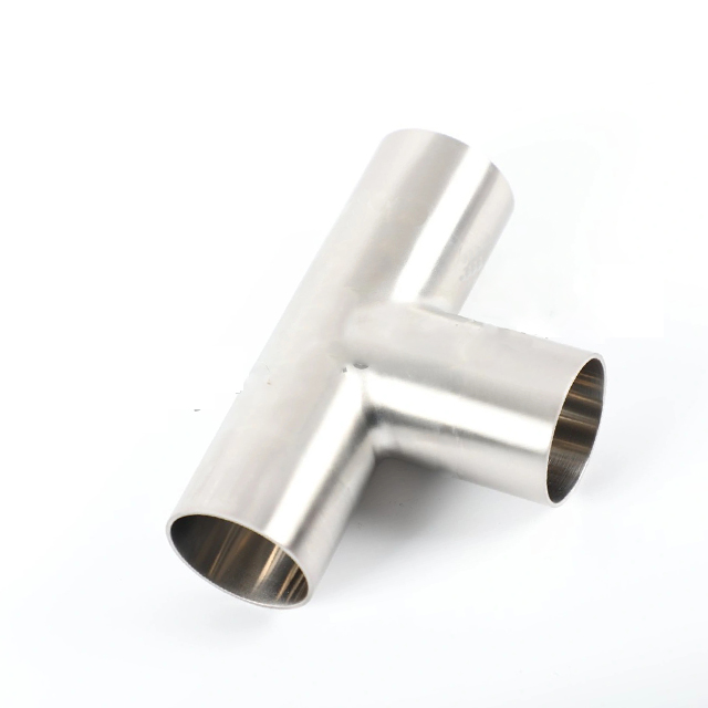 Sanitary Stainless Steel Long Equal Welding Type Tee