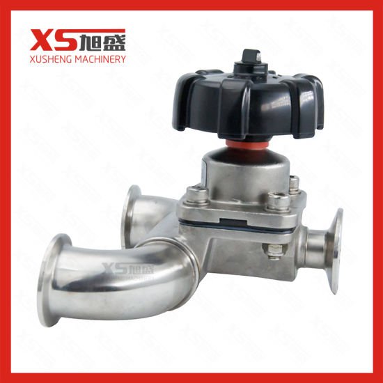 Stainless Steel Pharmaceutical UType Diaphragm Valve with PTFE + EPDM