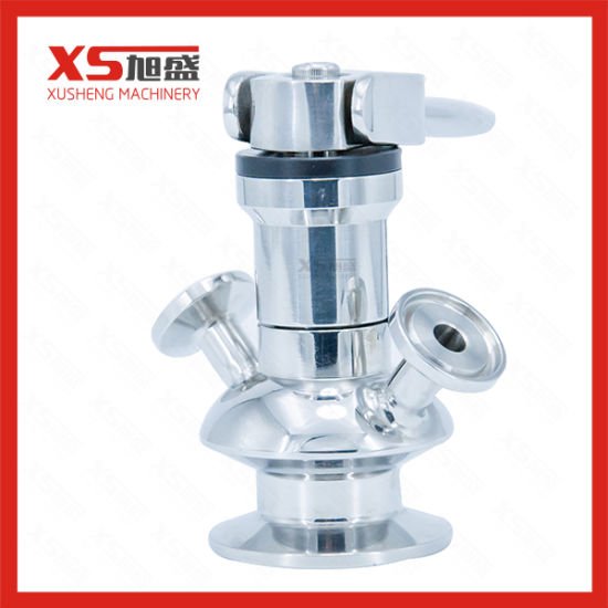 Stainless Steel SS316L Aseptic Manual Teflon Diaphragm Sampling Valve