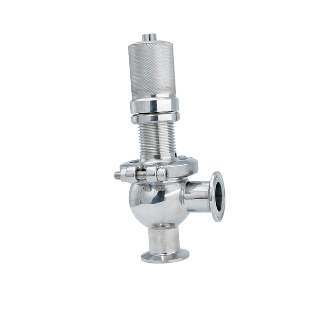 Sanitary Stainless Steel Adjustable Clamp Safety Valve