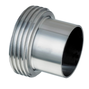 Sanitary Stainless Steel Long Type Male For Union