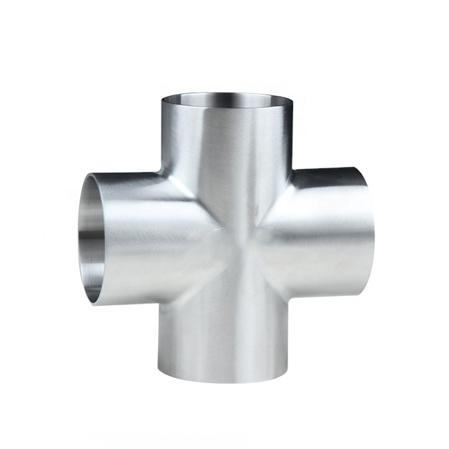 Sanitary Stainless Steel Connection Forged Clamp Type Cross