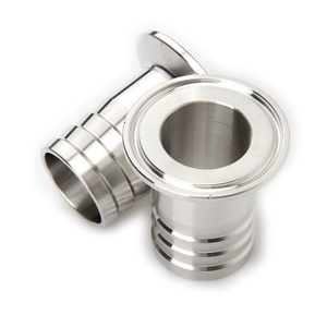 Sanitary Stainless Steel Pipe Clamp End Hose Adapter 
