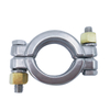 Sanitary Pipe Fitting Double Pin Clamp Ferrule Assembly