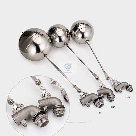 Stainless Steel Male Threaded Floating Float Ball Valve for Water Tank
