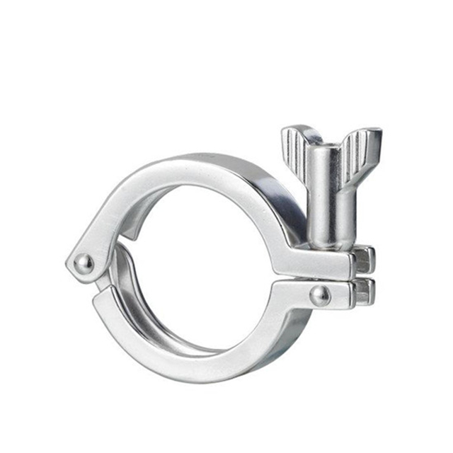 Sanitary Pipe Fitting Single Pin Clamp Ferrule Assembly