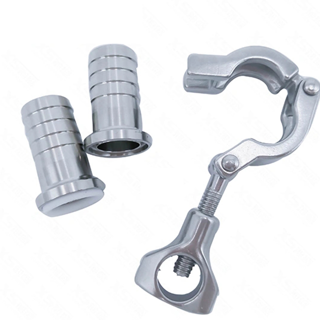 Sanitary Stainless Steel High Pressure Clamp Hose Adapter 