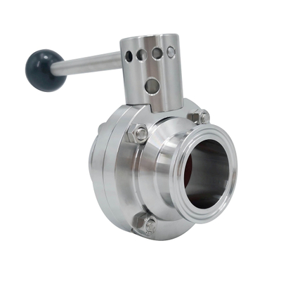 3A Clamp Sanitary Butterfly Valve for Alcohol