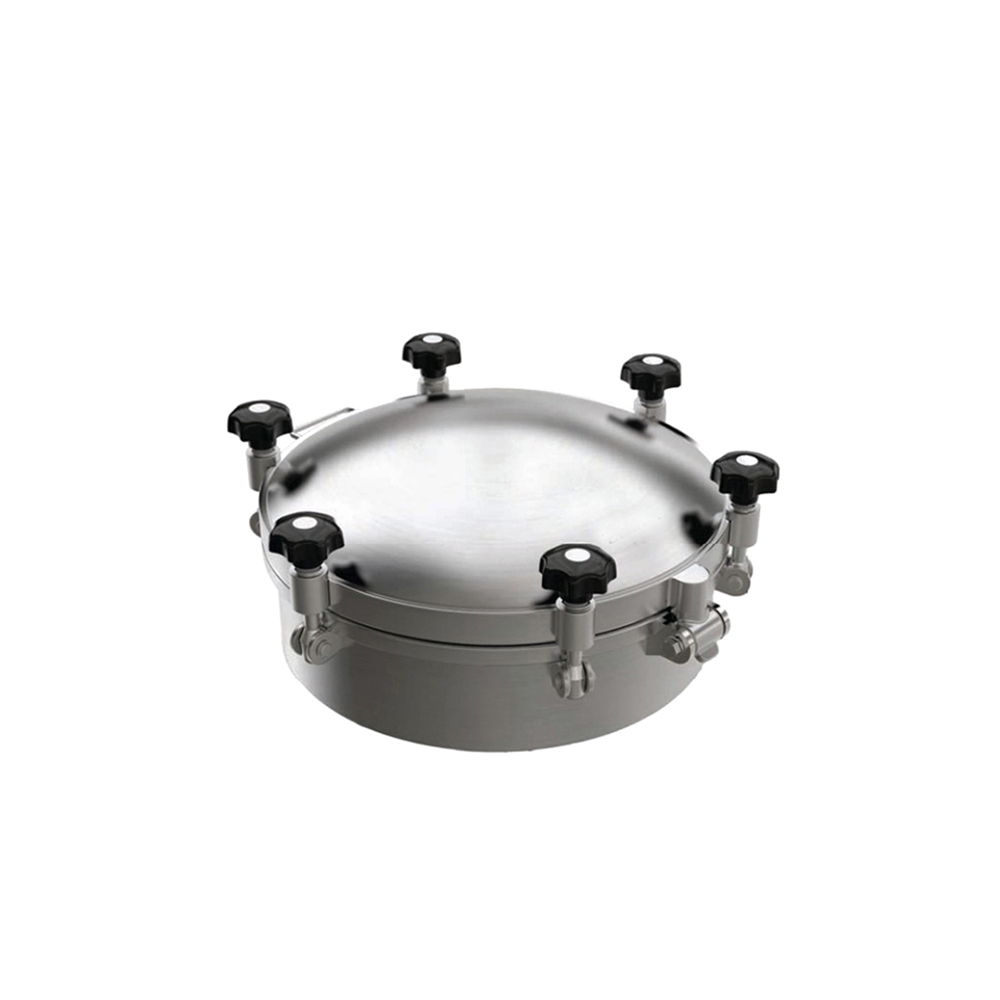 Stainless Steel Sanitary Outward Round Pressure Manway Manhole Cover