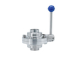 SS304 SS316L Stainless Steel Sanitary Welded Ball Valve with Butterfly Type